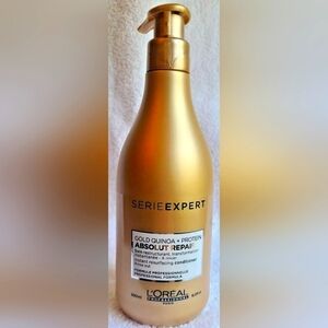 L'OREAL Serie Expert Absolut Repair Gold Quinoa + Protein CONDITIONER 16.9 oz